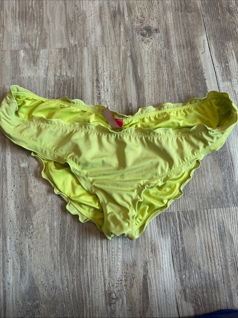 Victoria's Secret Neon Yellow Bikini Bottoms